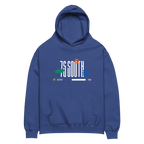 75 South Paint Splash Unisex oversized hoodie