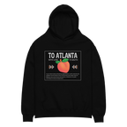 To Atlanta With Love Peach Unisex oversized hoodie