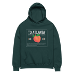 To Atlanta With Love Peach Unisex oversized hoodie